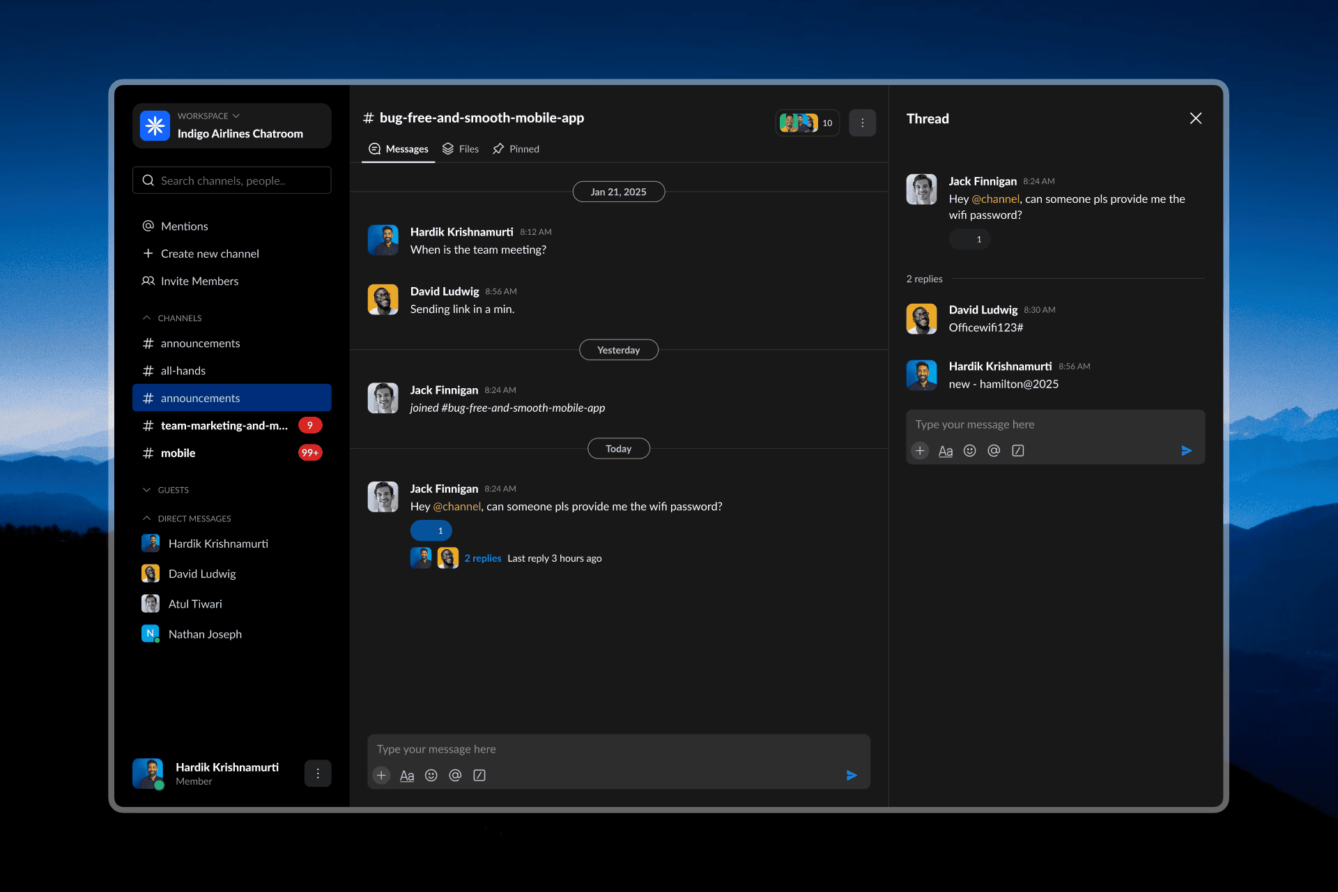 ZyncSpace Dashboard