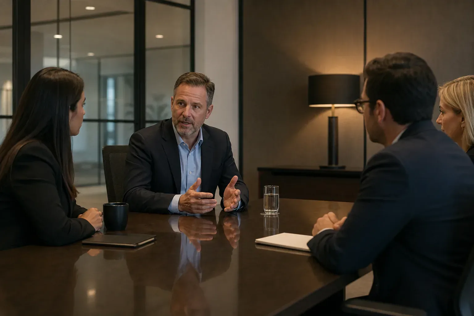 Executive requesting a confidential case study briefing under NDA